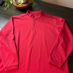 Pebble Beach Vibrant Red Performance Pullover